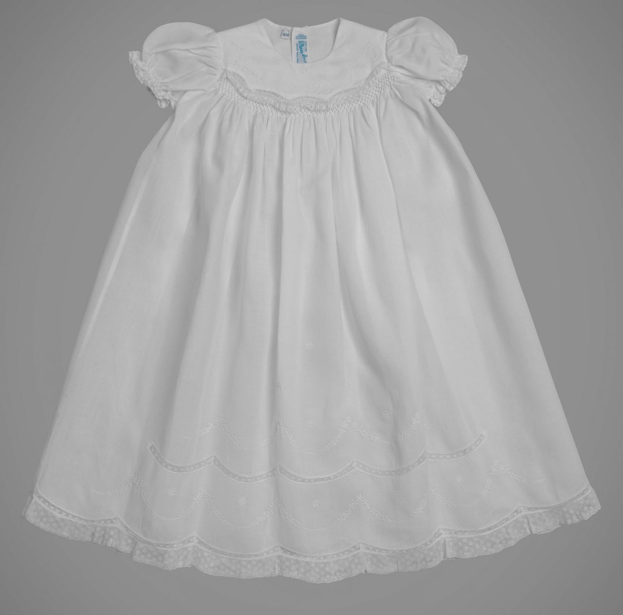 Girls Smocked Special Occasion Gown Set