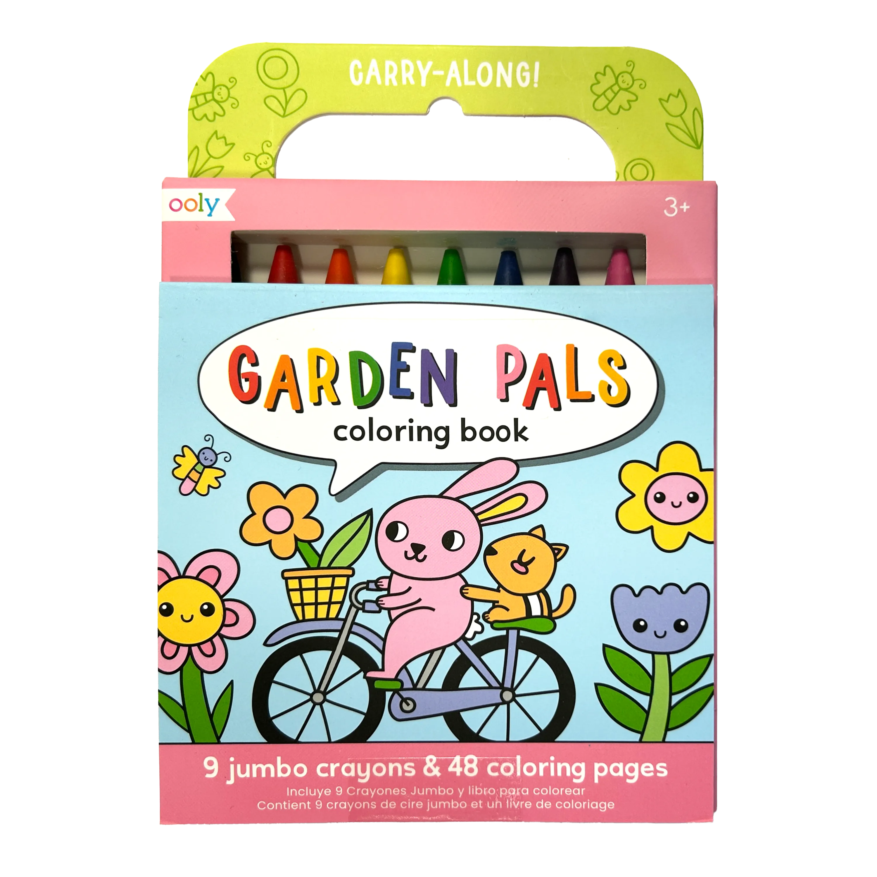 Carry-Along Coloring Book Set - Garden Pals