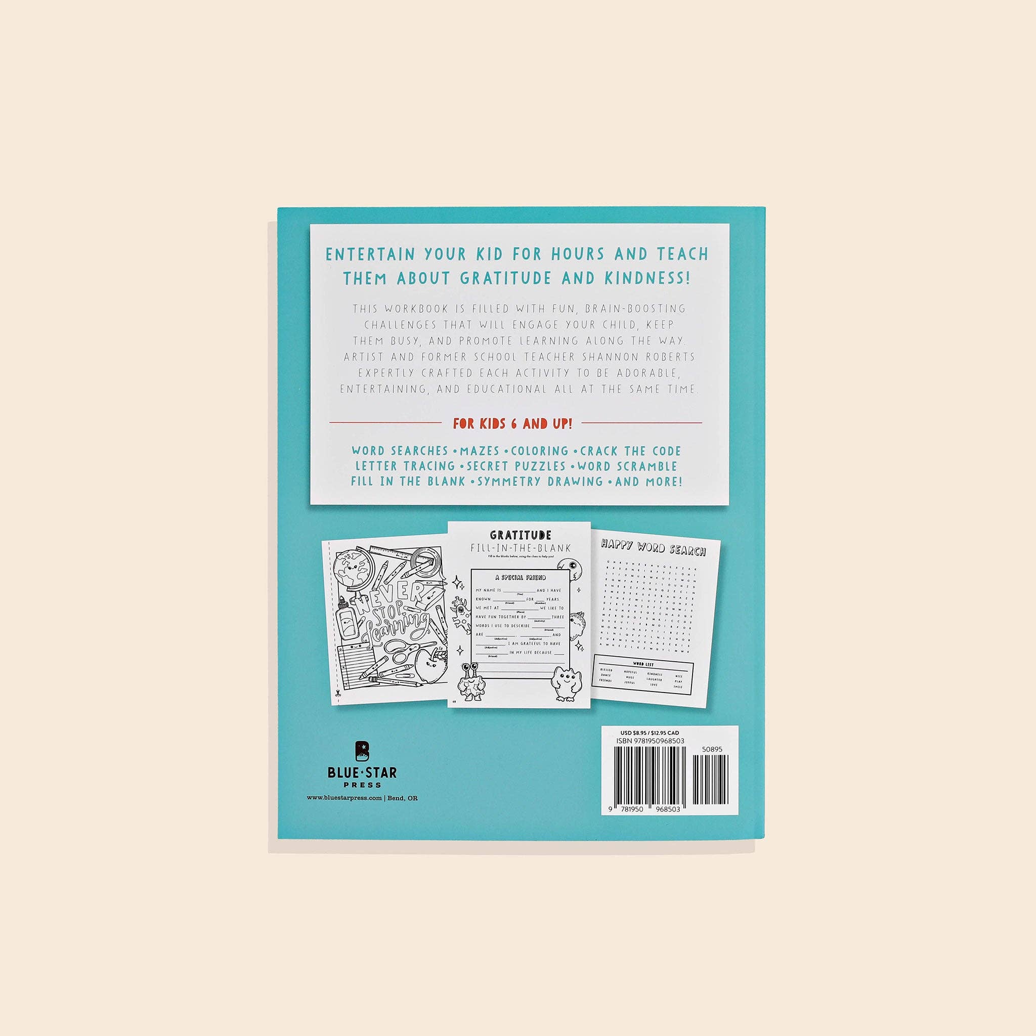 Gratitude For Kids (Mindfulness Activity Book for Kids)