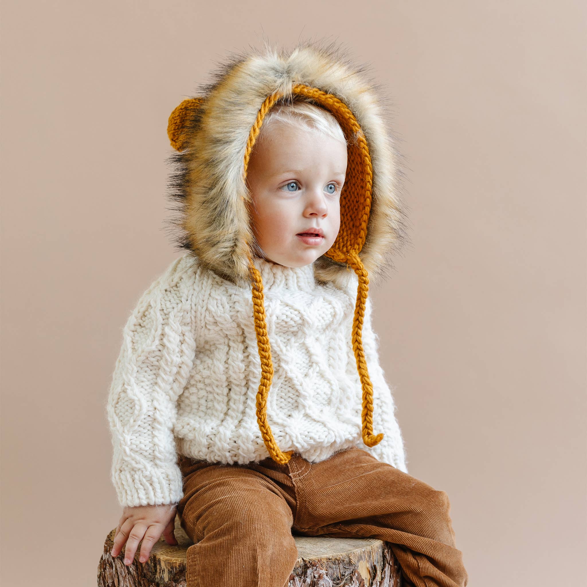 Fisherman Sweater, Cream Baby Kids Clothing Winter Apparel: S; 12-24mnth
