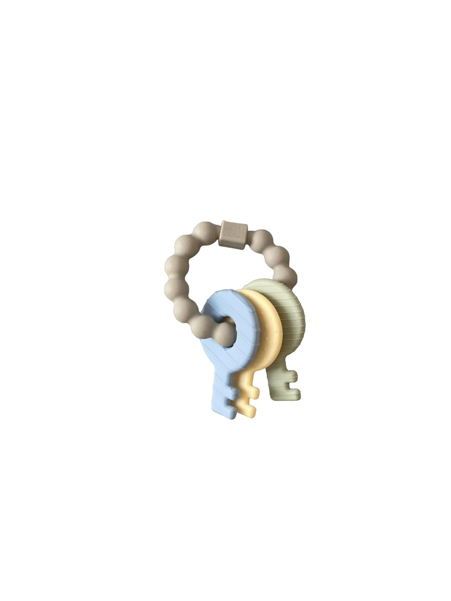 Key Rattle Teether: Misty Rose