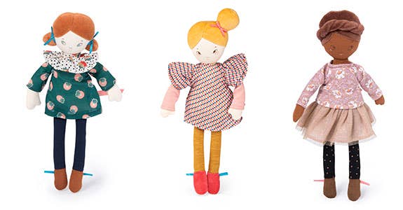 Display box with 9 asstd Small Parisiennes - Doll