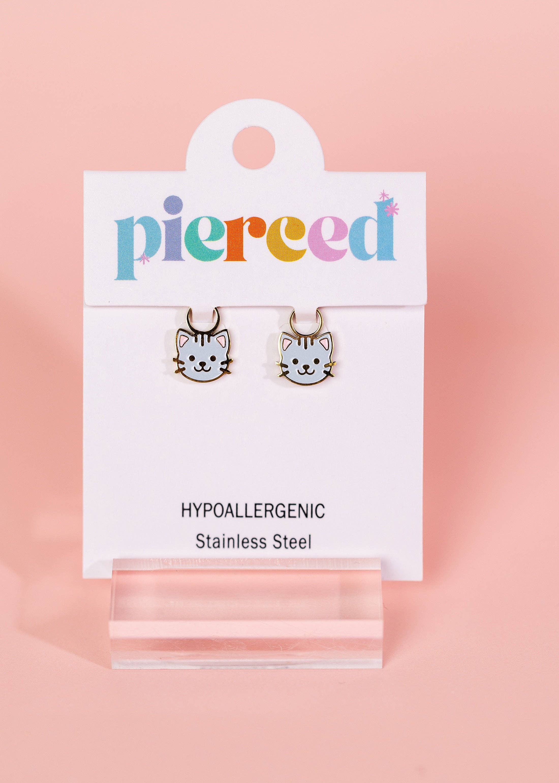 Gray Cat Charms