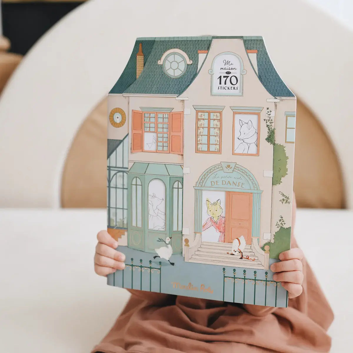 Box of 6 Coloring Books (20p.) + 170  Stickers