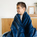 Navy Lush Toddler Blanket — main product photo