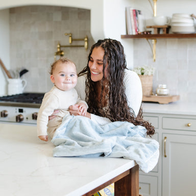 Chambray Lush Recieving Blanket
