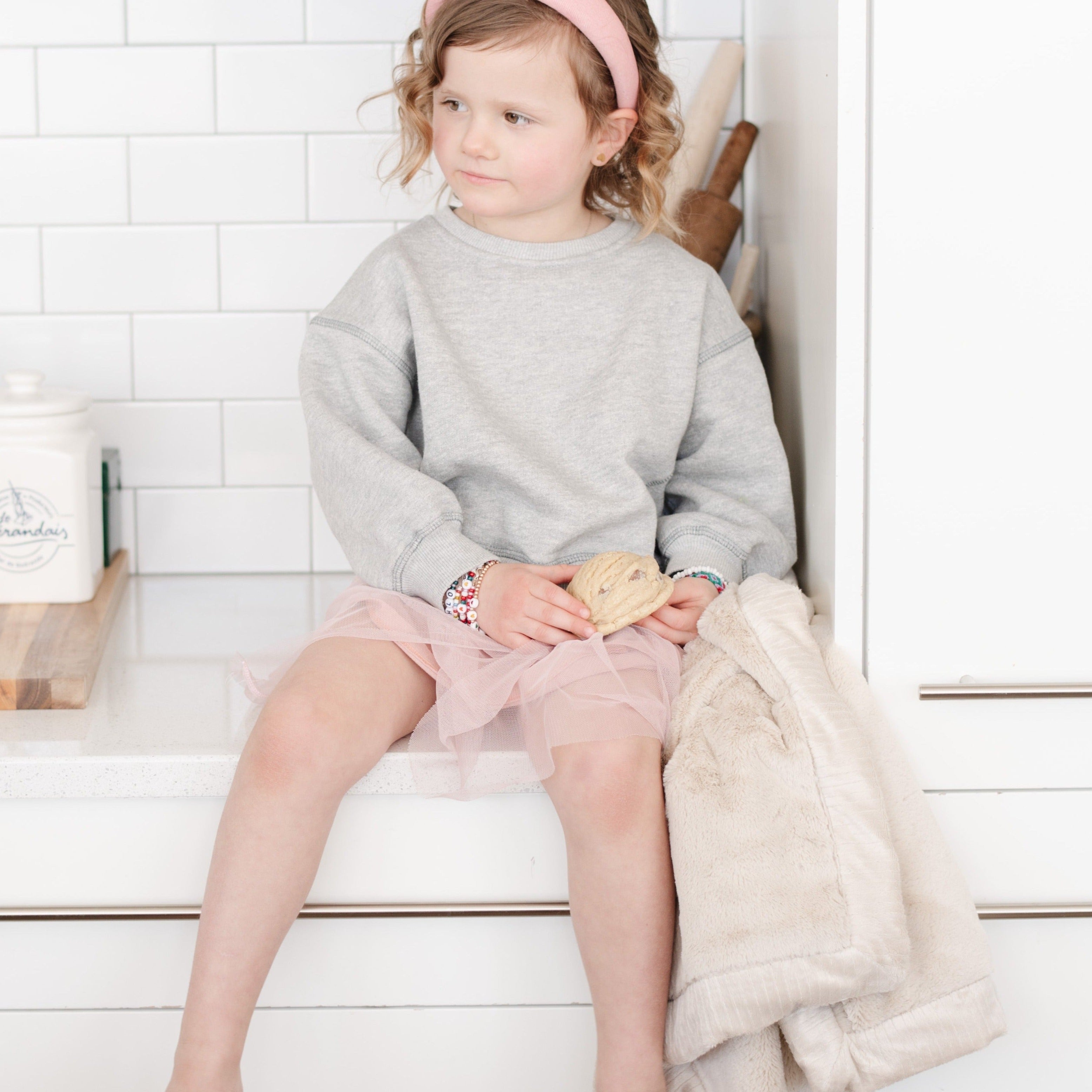 Buttermilk Lush Receiving Blanket