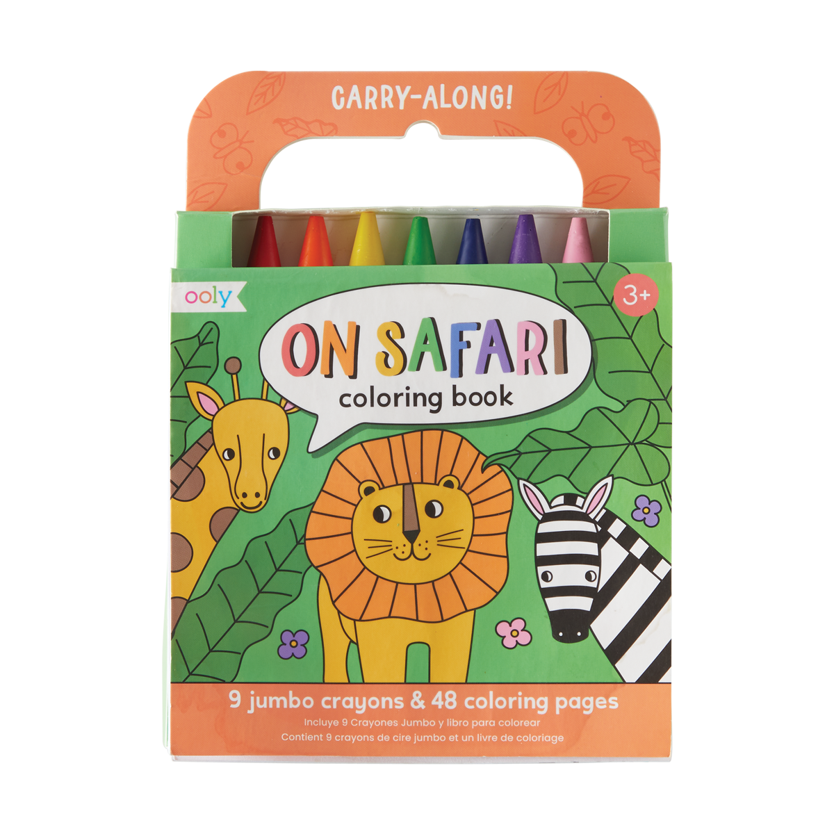 On Safari Carry Along Coloring Book