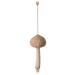 Mushroom Ornament Winter Heart, Ocher