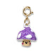 Gold Glitter Mushroom Charm