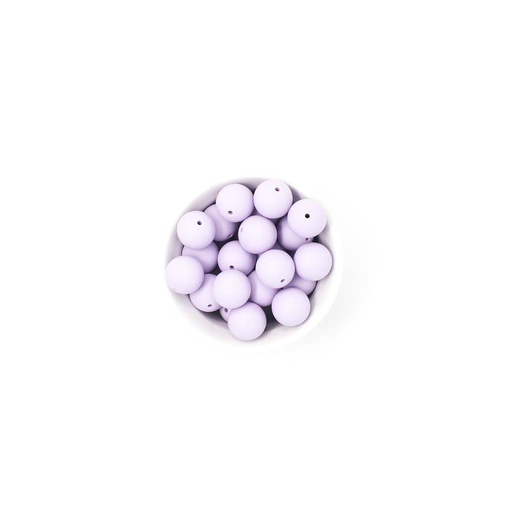 Abby Silicone & Beech Wood Rattle: Wisteria