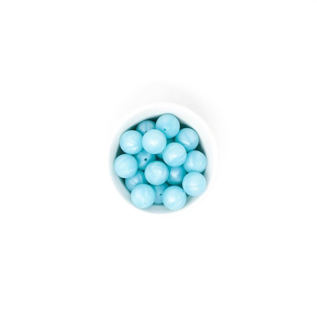 Abby Silicone & Beech Wood Rattle: Storm Clouds