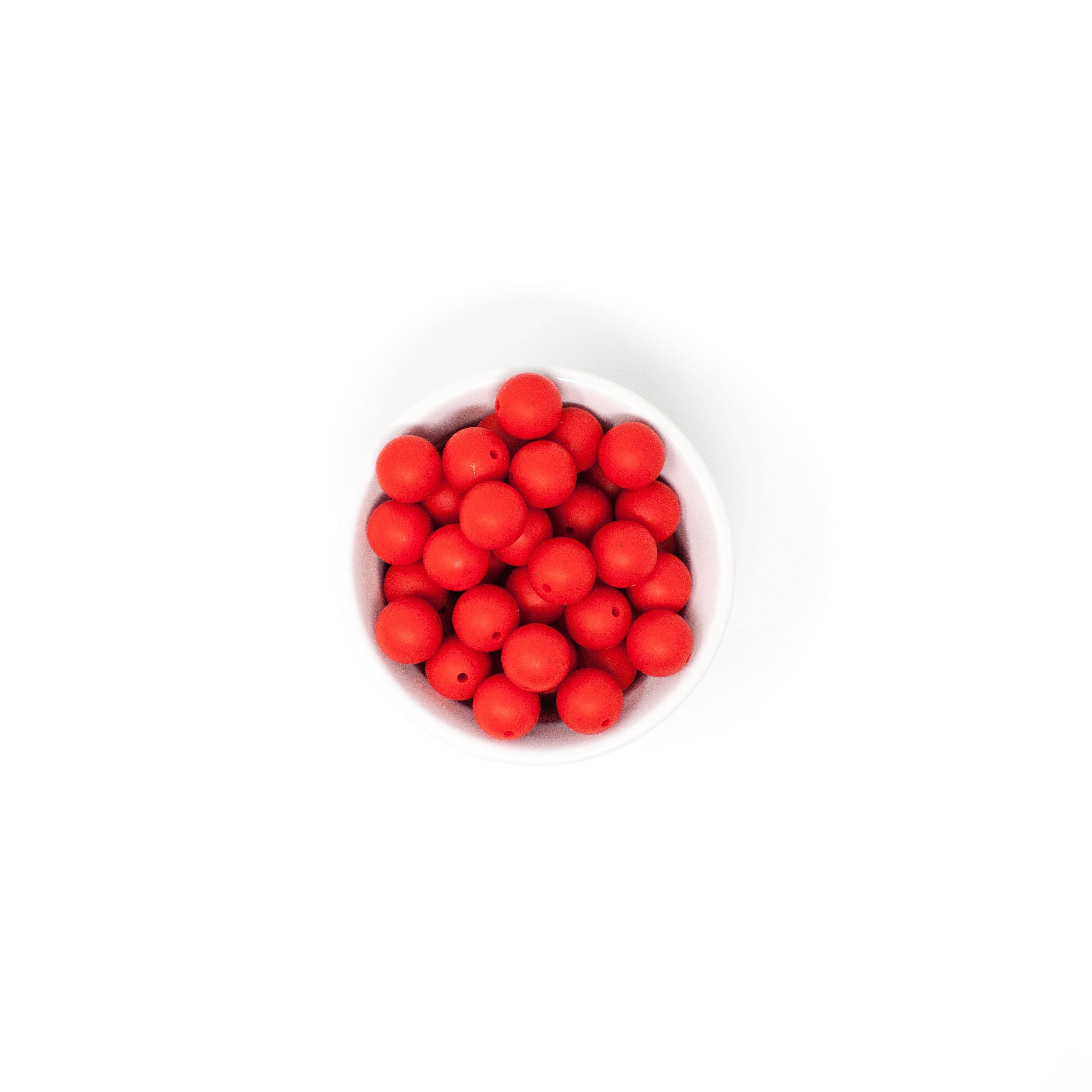 Abby Silicone & Beech Wood Rattle: Shocking Pink