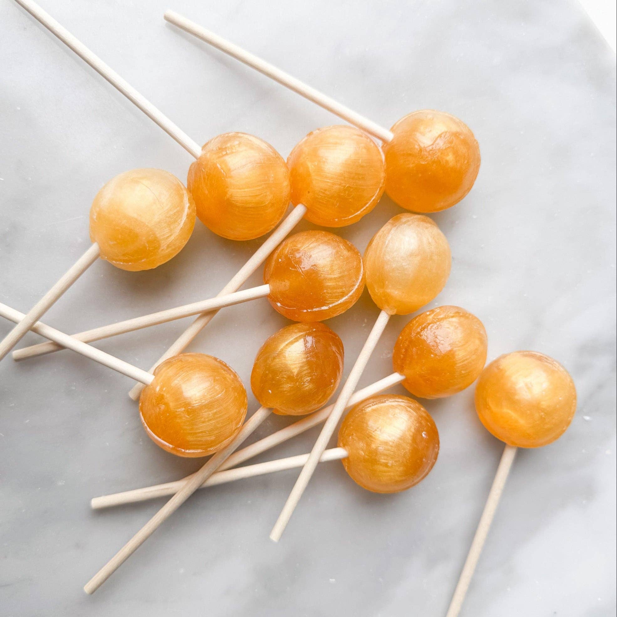 Large Lollies: Butterbeer Lollipop Candy: 36 ct Bulk Bag: Individually Wrapped