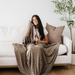 Autumn Bouquet Minky Stretch Receiving Blanket — gallery photo 2