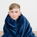 Navy Lush Toddler Blanket — gallery photo 2
