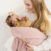 Cameo Pink Ribbed Bamboni Receiving Blanket