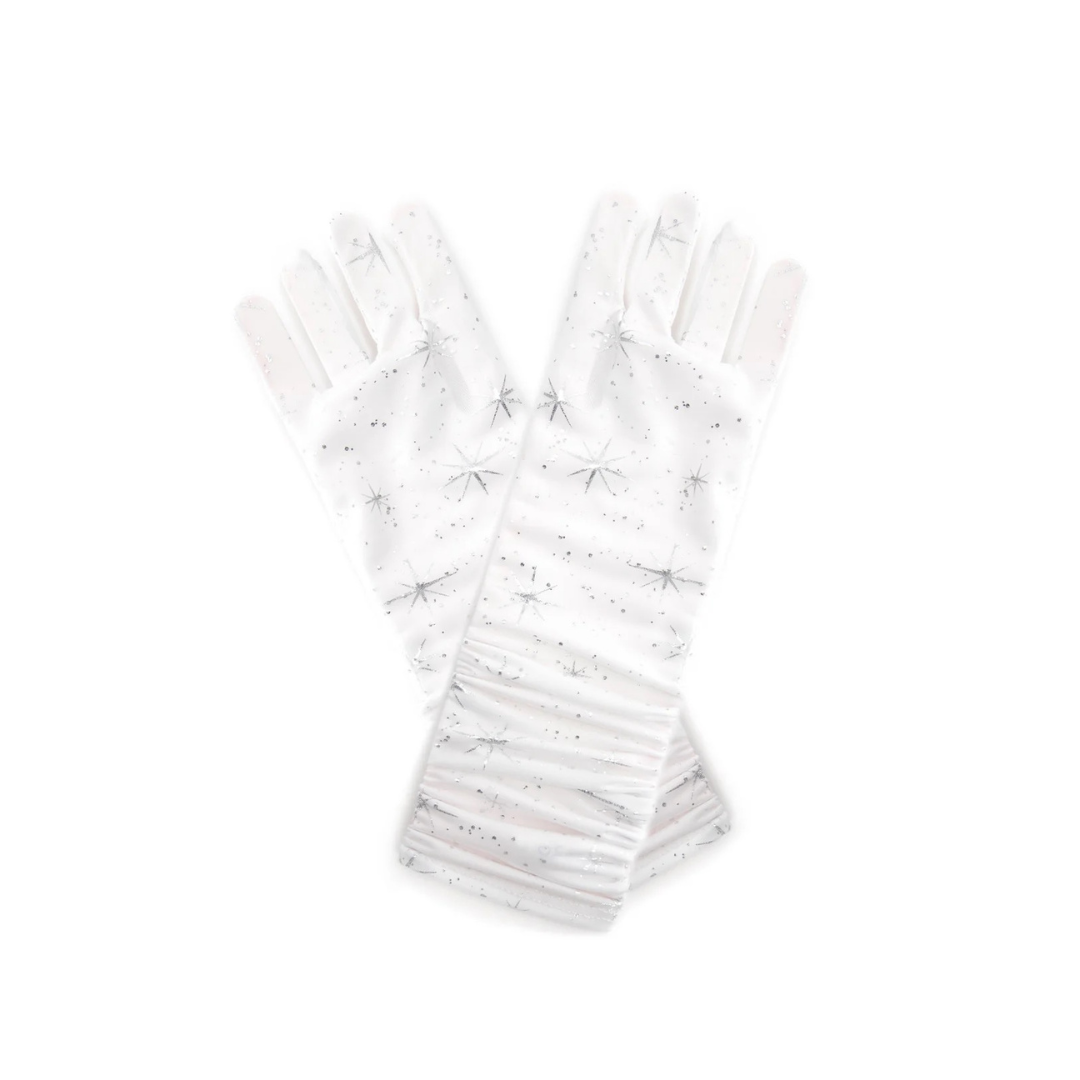 Silver Shimmer Gloves