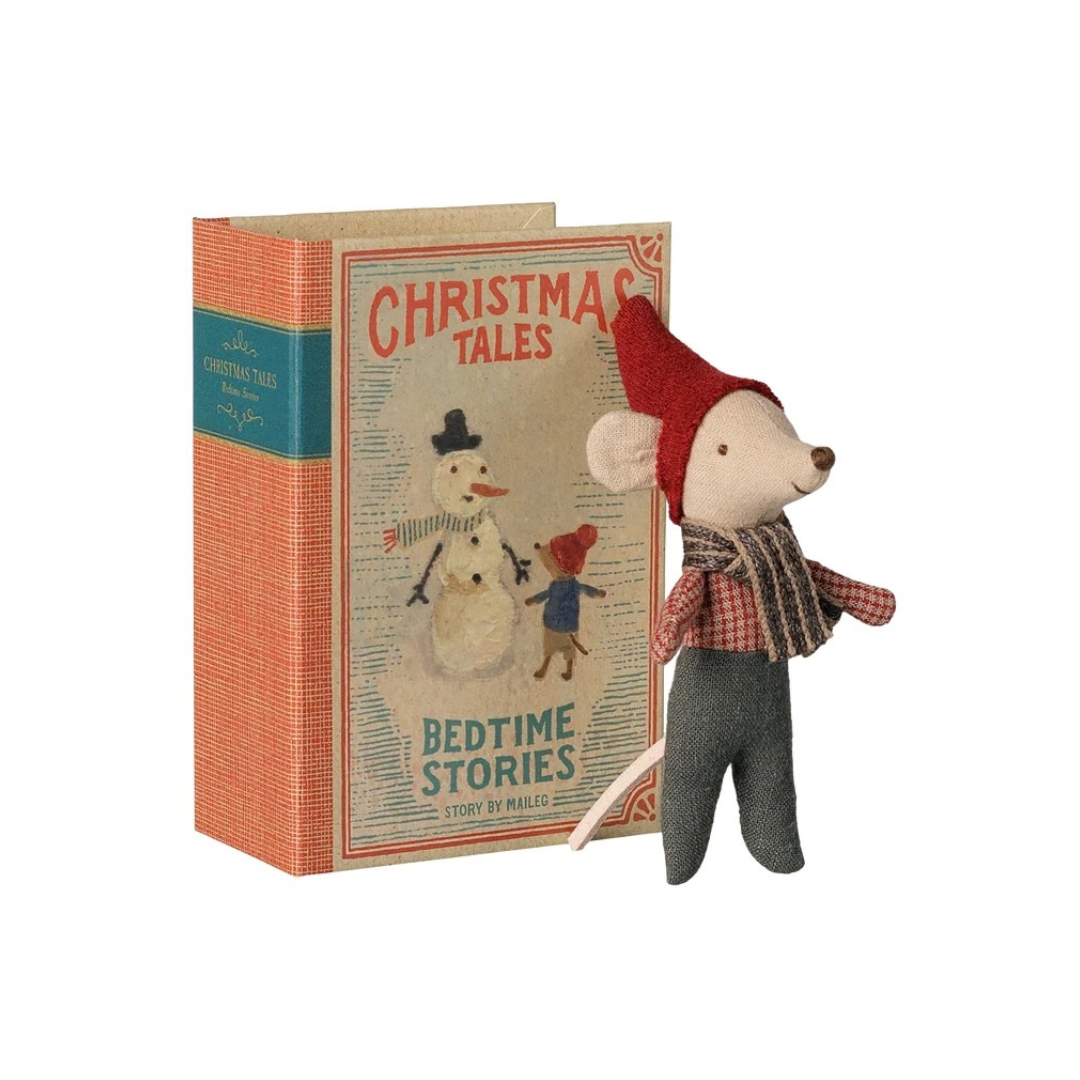 Christmas Mouse, Baby in Book