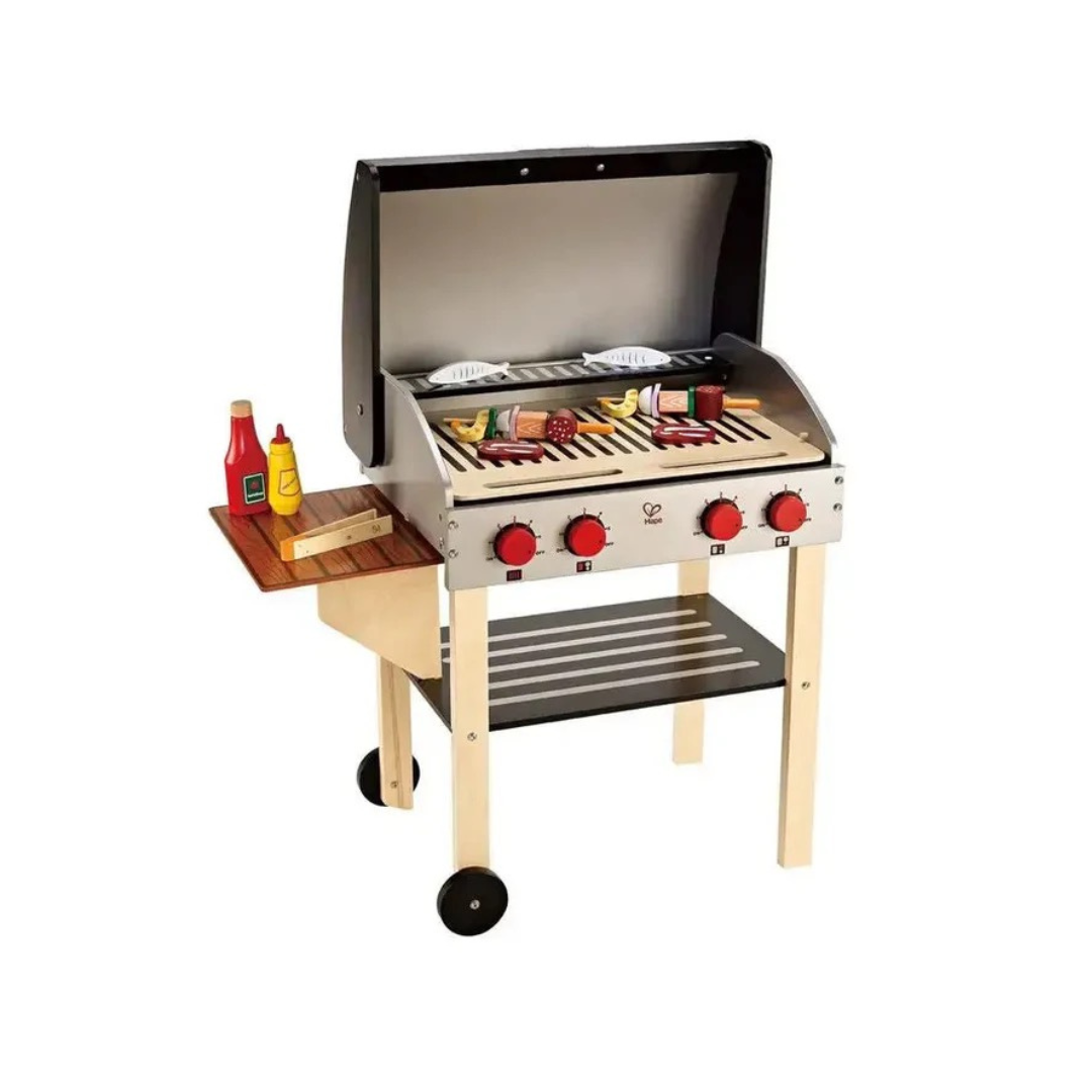 Hape Gourmet Grill with food