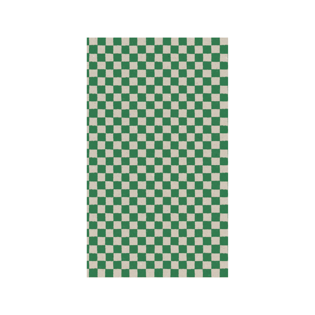 Green Checker Gift Wrap