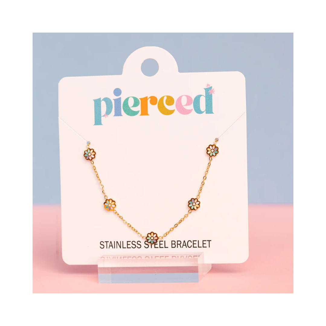 Rainbow Daisy Bracelet