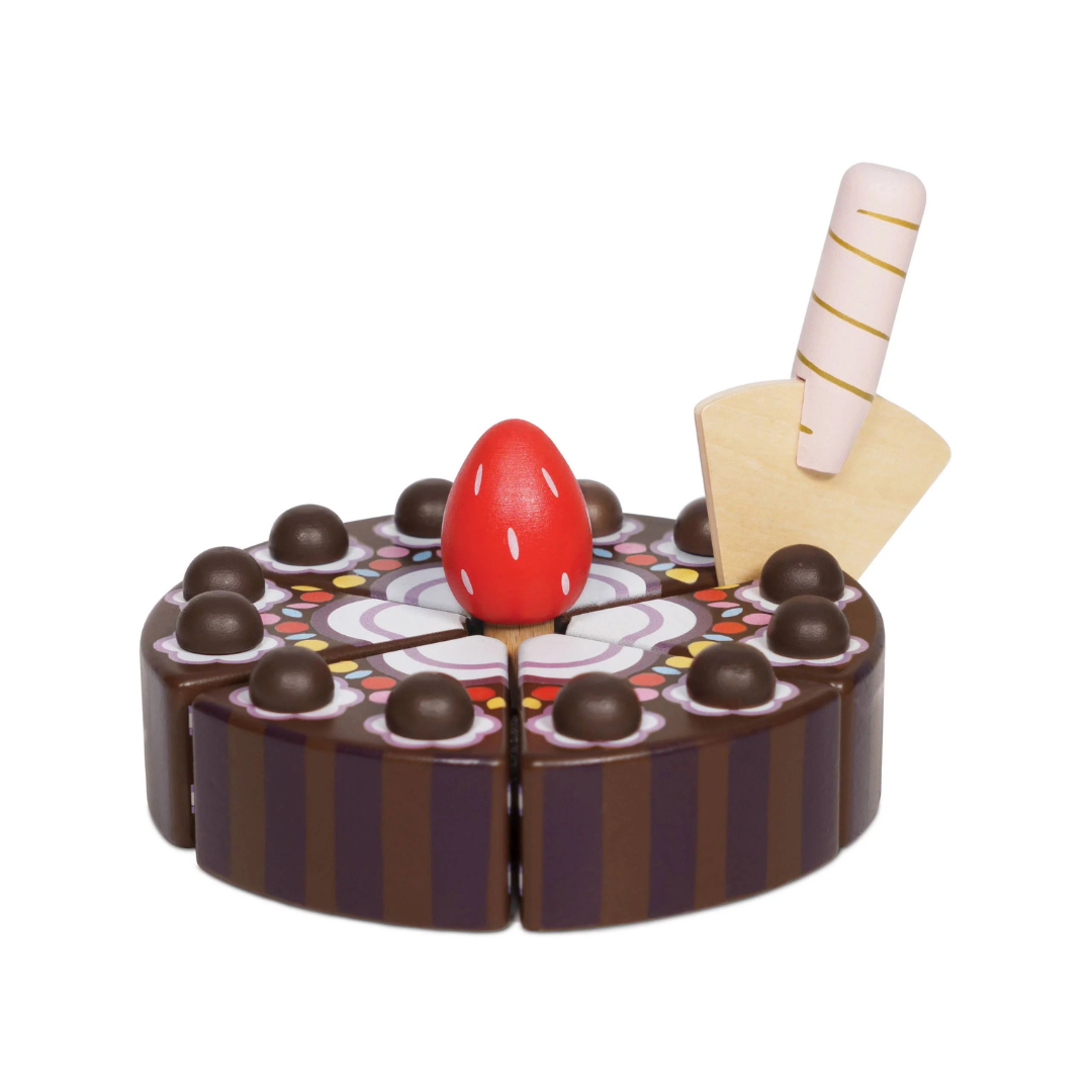 Wooden Chocolate Cake
