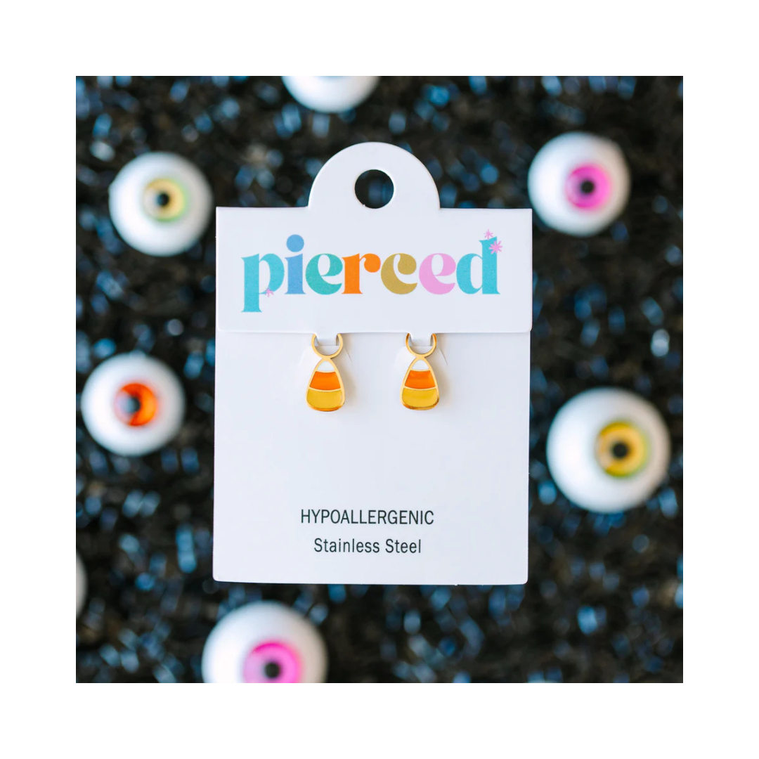 Candy Corn Earring Charm