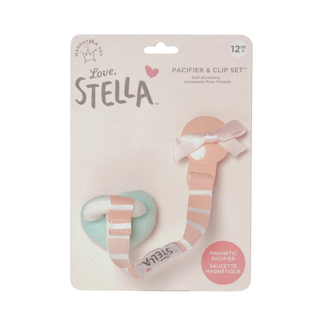 Love Stella Pacifier and Clip Set