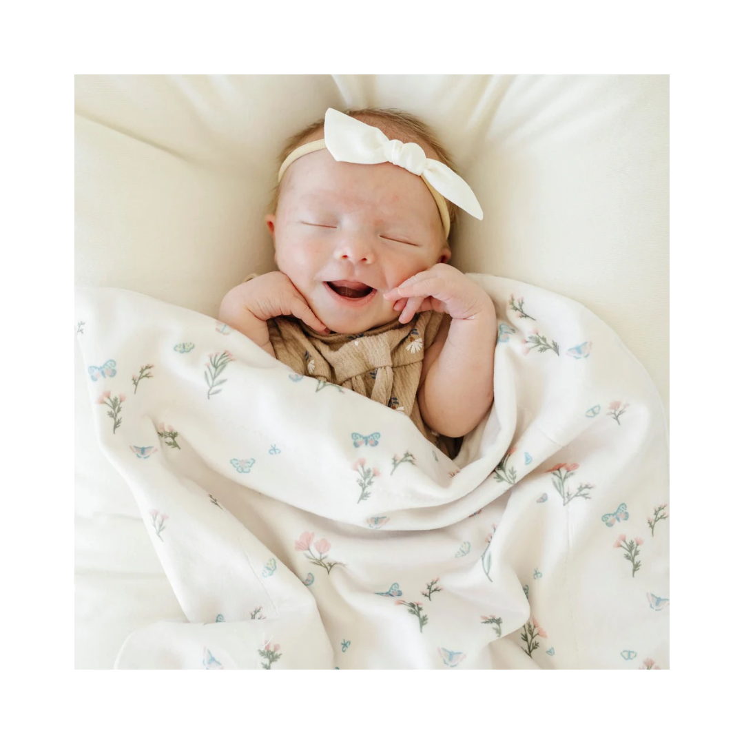 Secret Garden Minky Stretch Mini Blanket