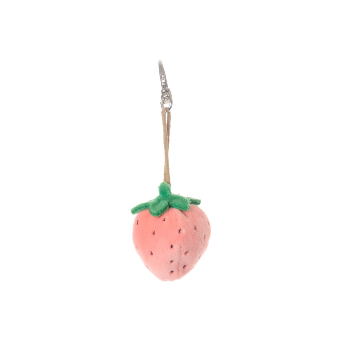 Strawberry Bag Charm- Pink