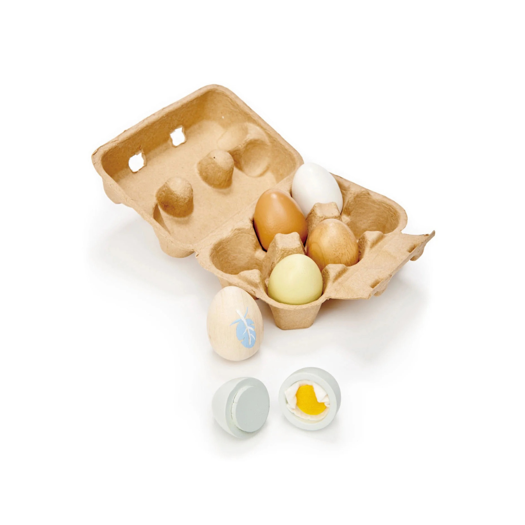Fresh Wooden Eggs