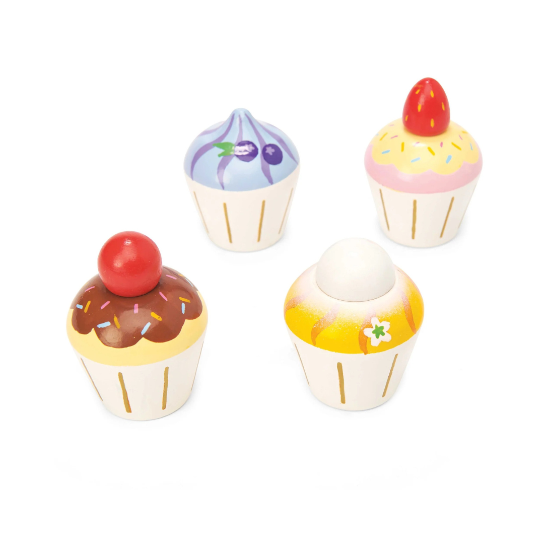Wooden Cupcakes