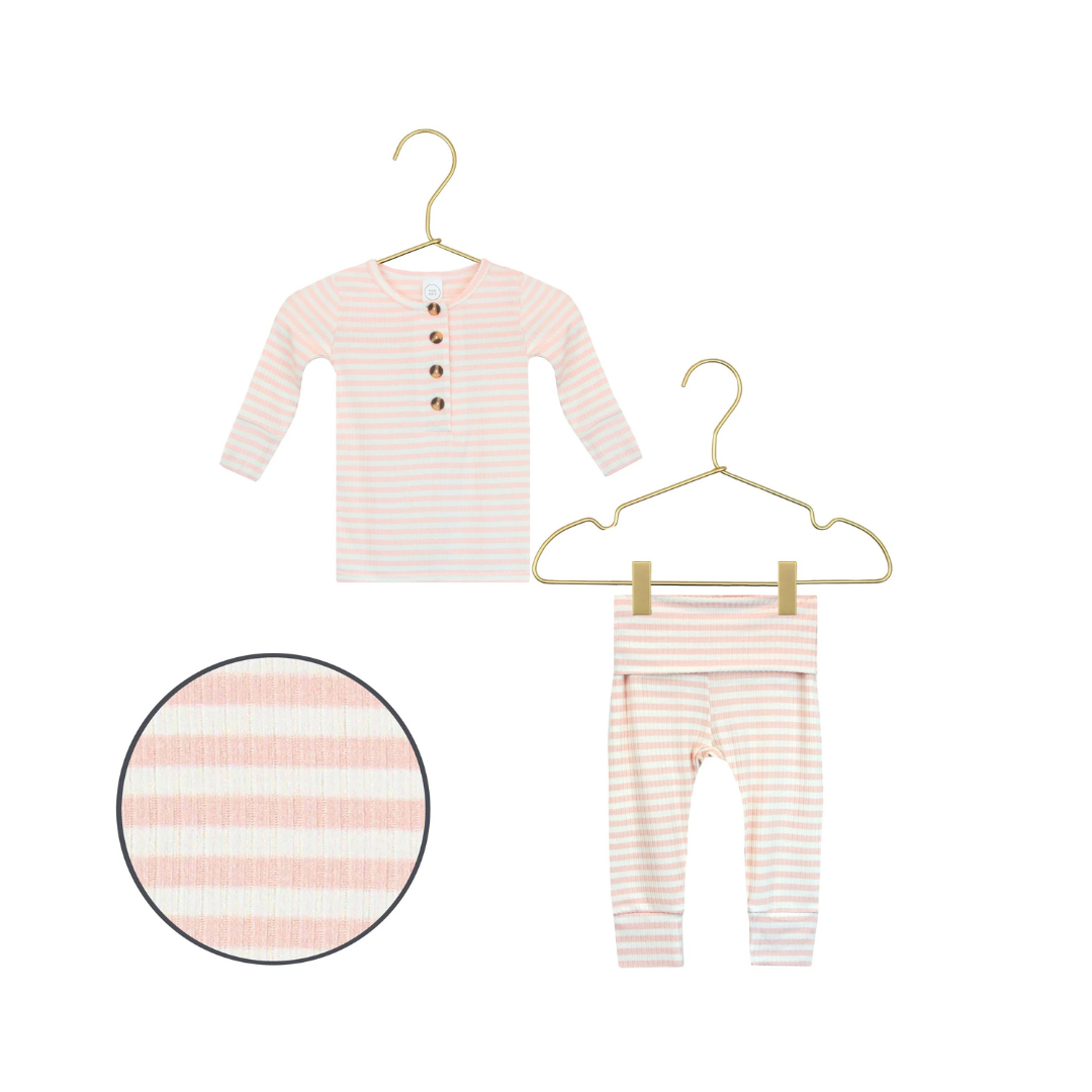 Harper Ribbed Top + Bottoms