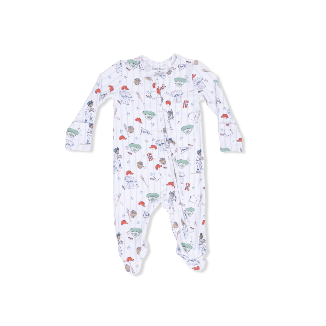 Home Run Baseball 2 Way Zipper Footie