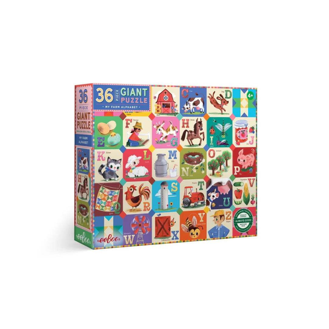 Farm Alphabet 36 Piece Giant Puzzle