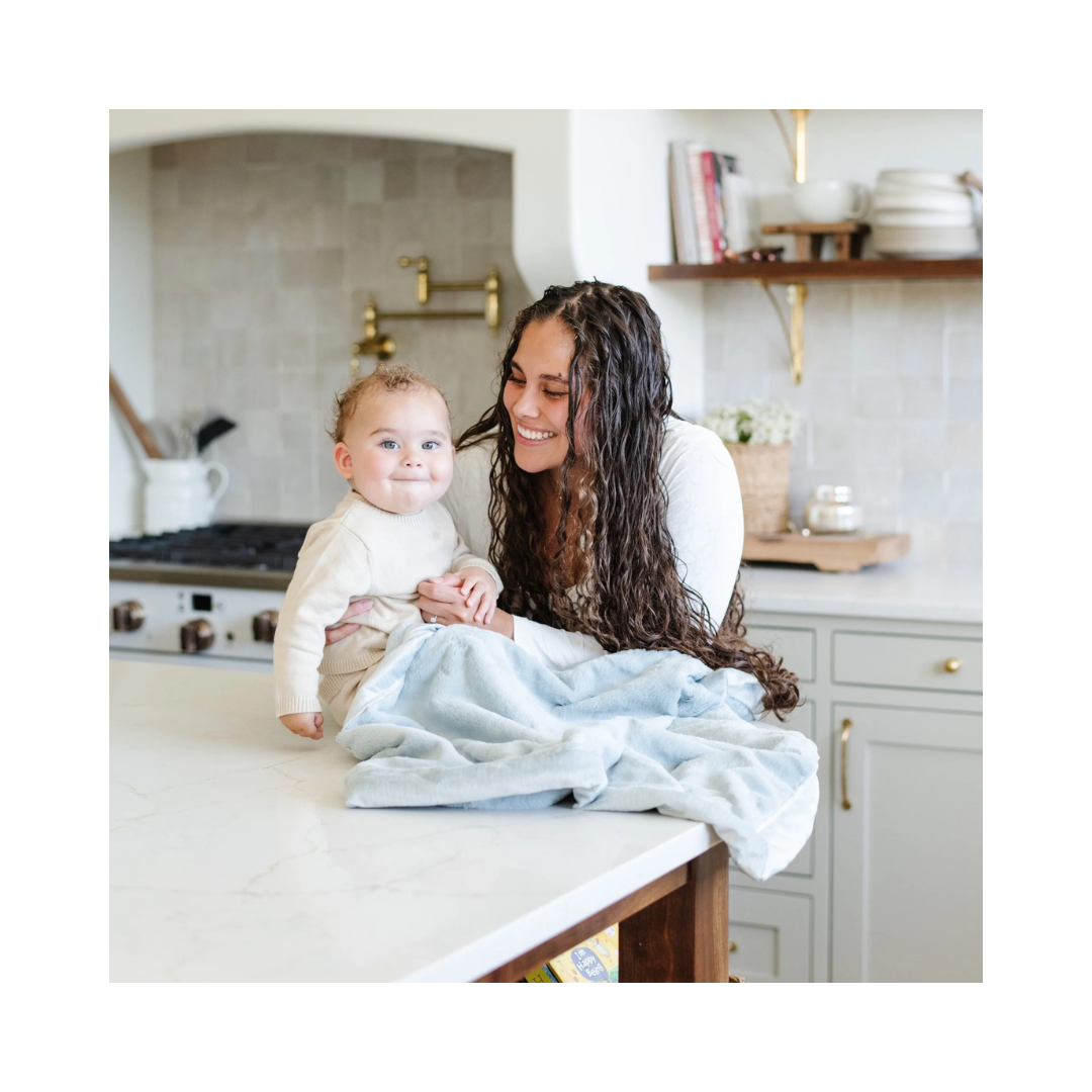 Chambray Lush Recieving Blanket