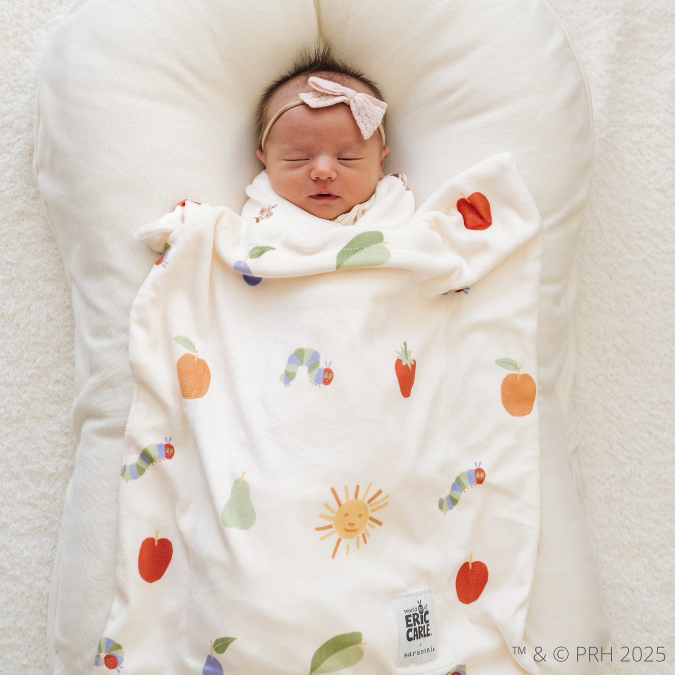Very Hungry Caterpillar Minky Mini Blanket