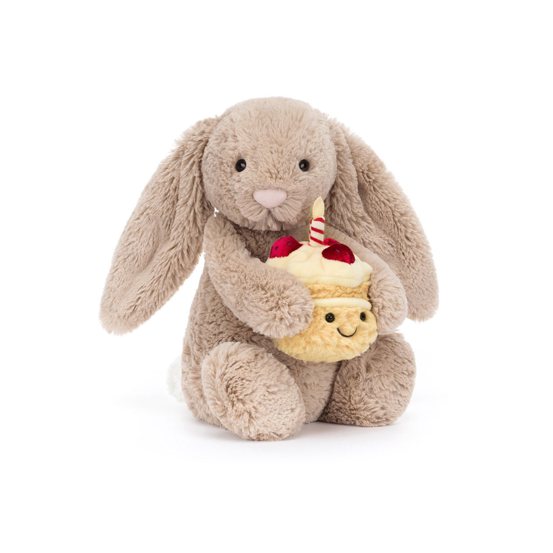Bashful Beige Bunny Birthday