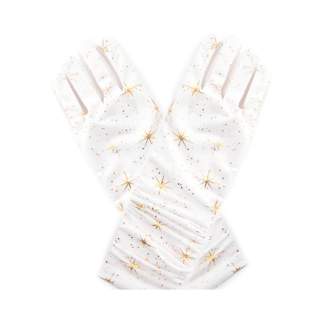 Gold Shimmer Gloves