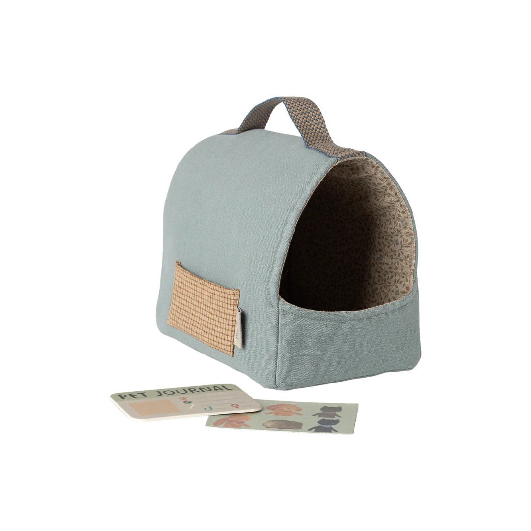 Pet Carrier, Dusty Blue