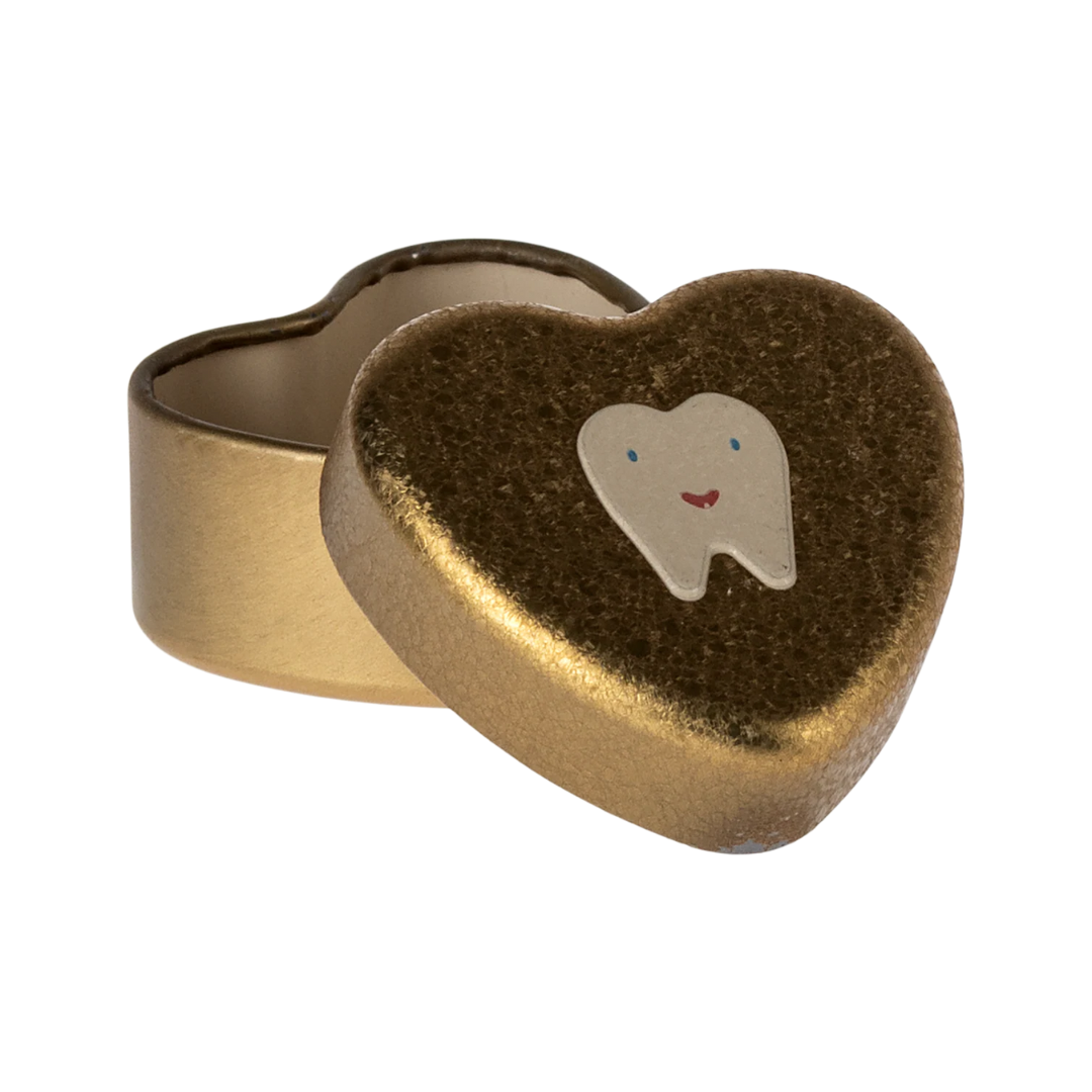 Tooth Box Gold Small