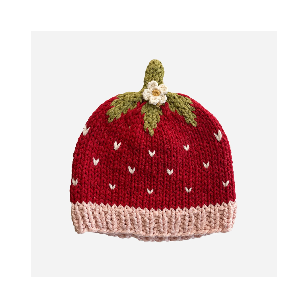 Strawberry Cotton Beanie