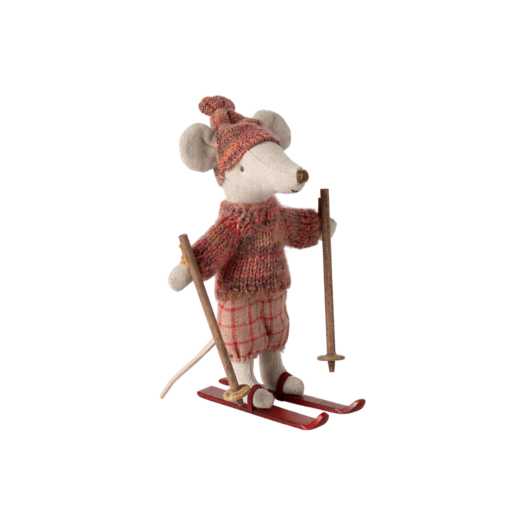 Winter Mouse, Big Sister w/ Ski Set, Rose