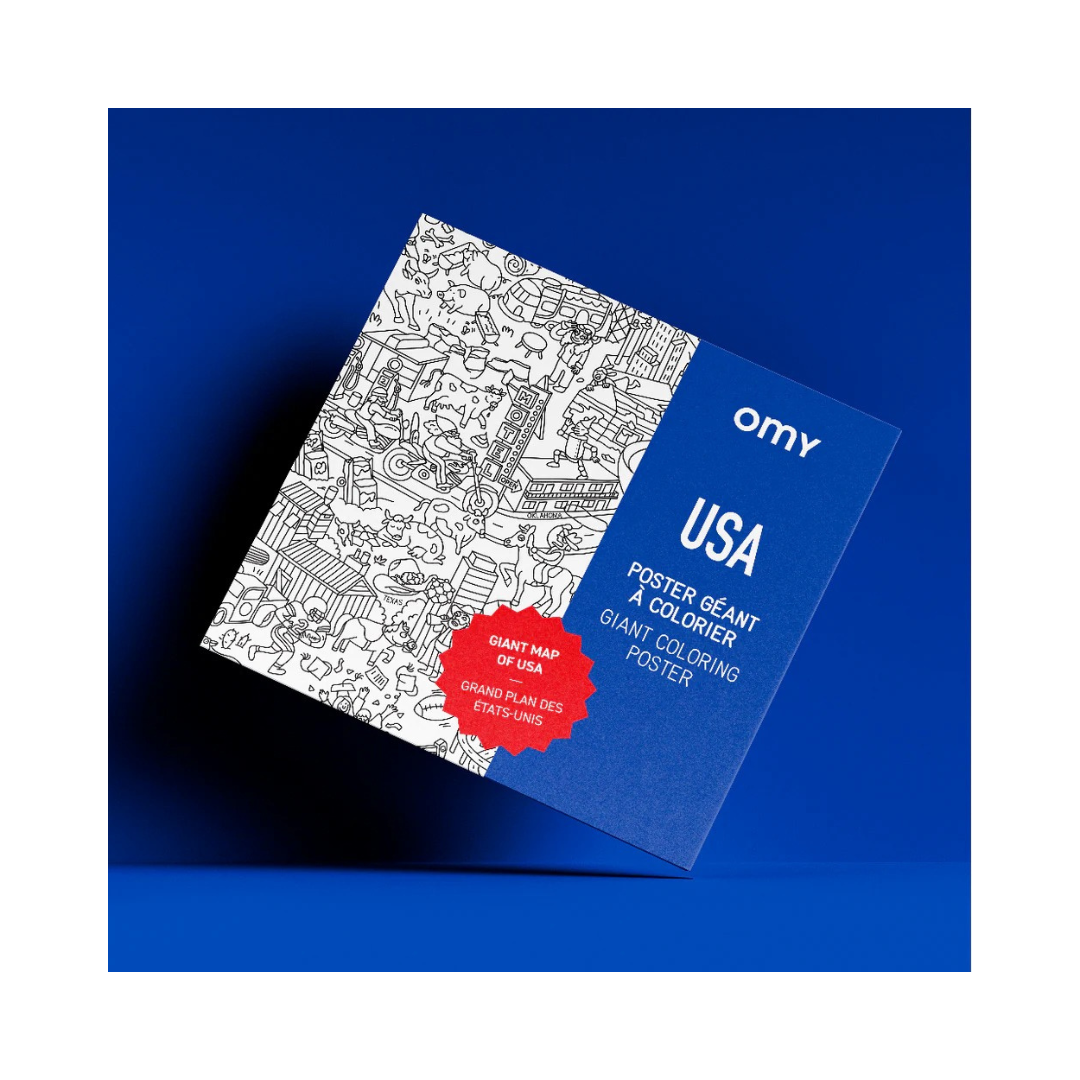 USA Giant Coloring Poster
