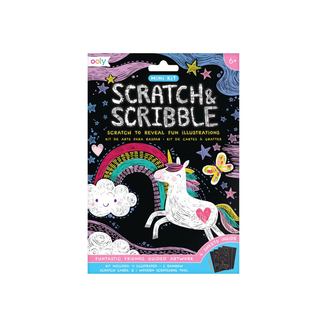 Scratch & Scribble Art Kit Funtastic Friends