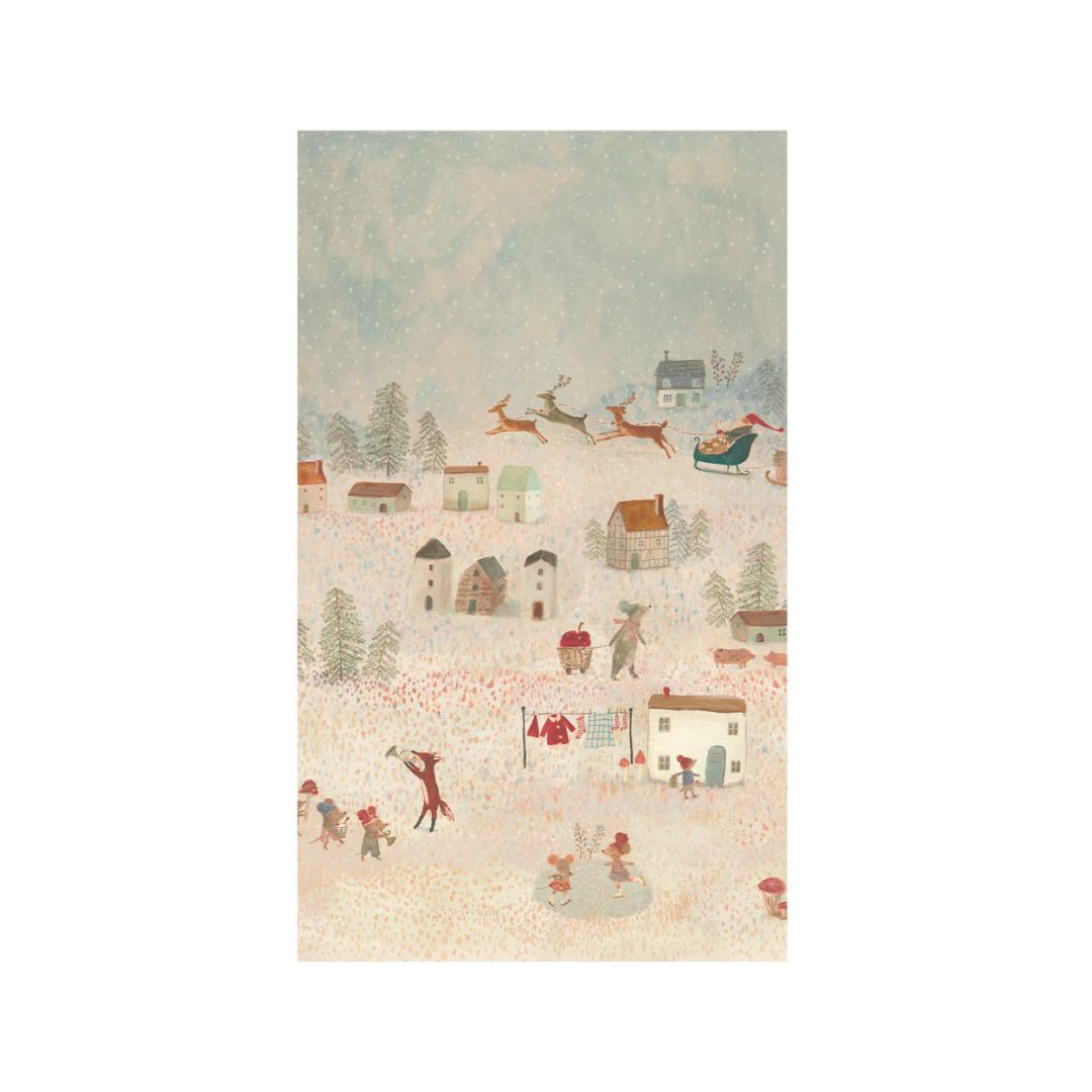 Santa  is Coming Gift Wrap