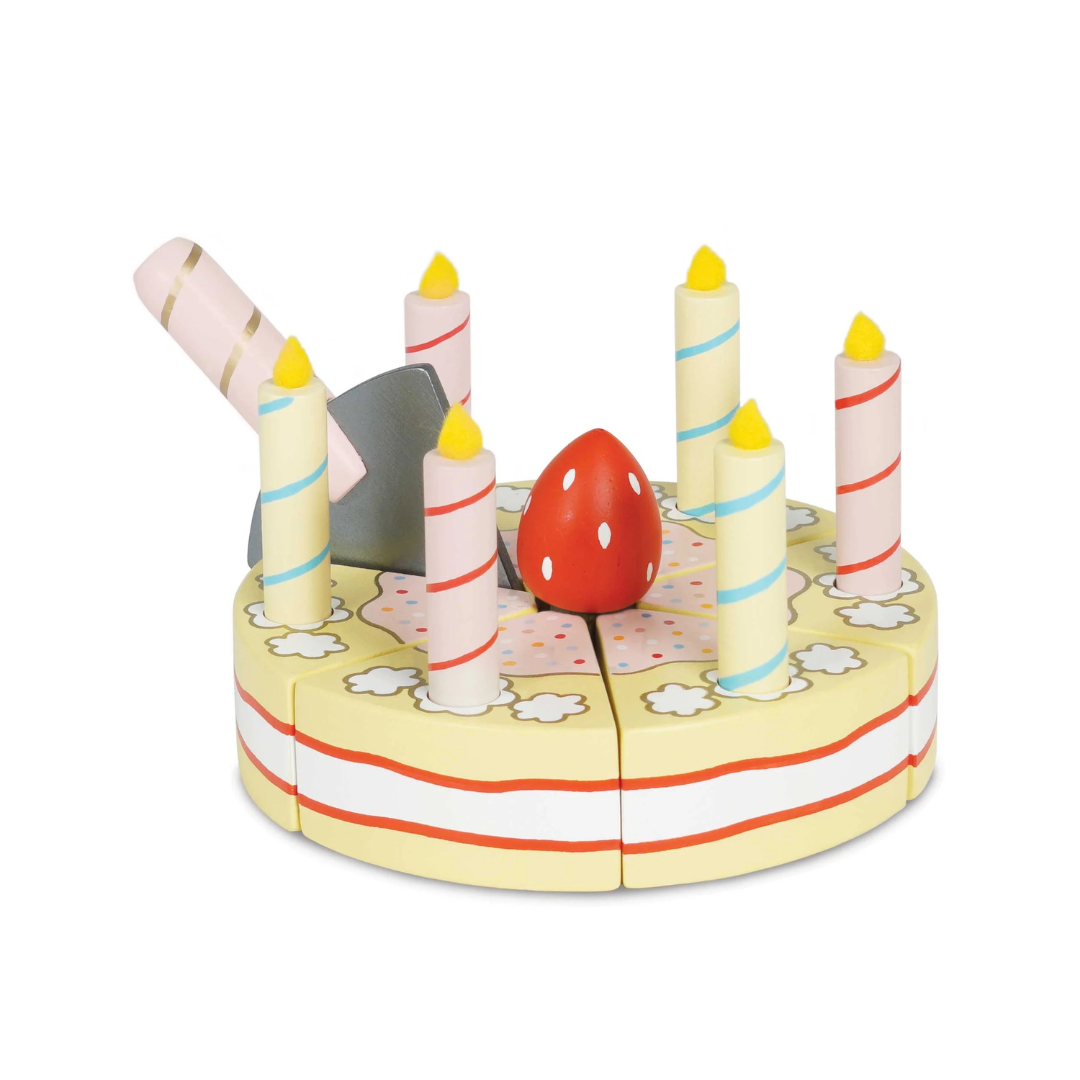 Wooden Birthday Cake