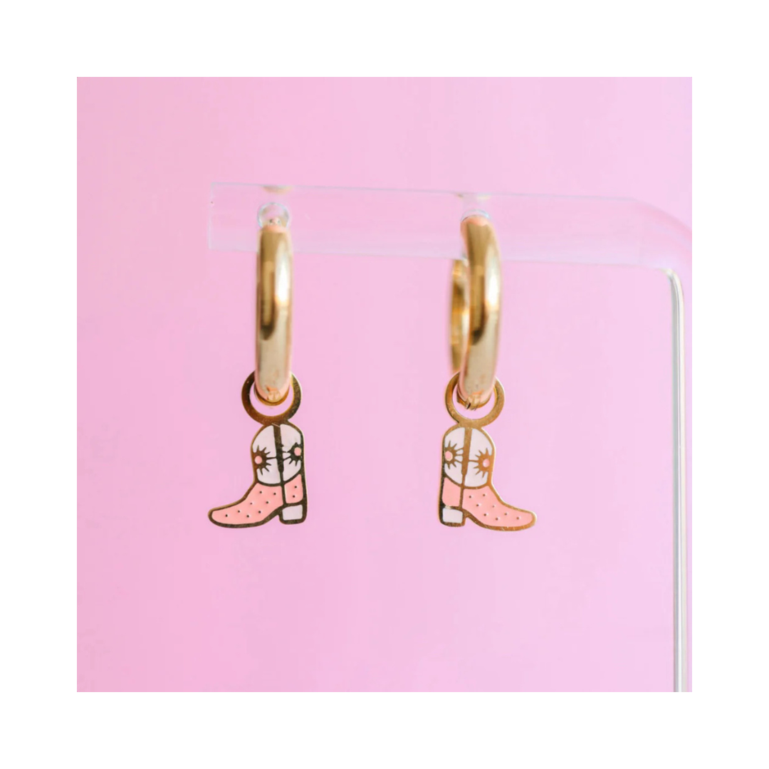 Cowgirl Boot Earring Charm