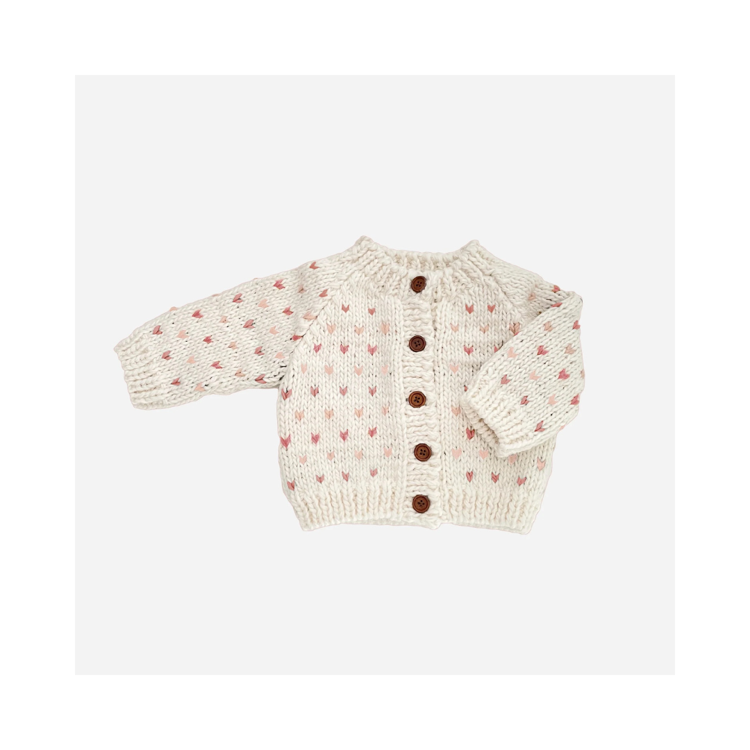 Sawyer Cream & Rose Cardigan